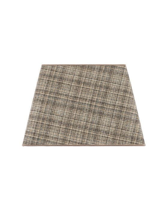 Neliönmuotoinen lampunvarjostin callum plaid brown – Artwood
