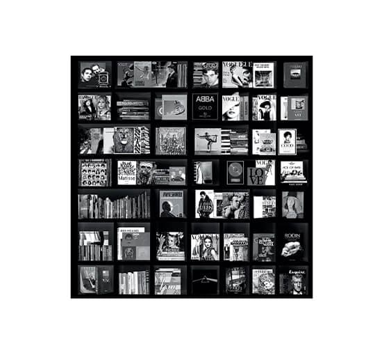 Book Case Music musta