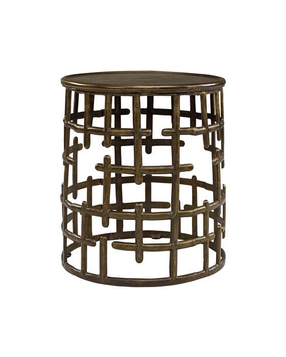 Franco-sivupöytä, vintage-messinki – Artwood