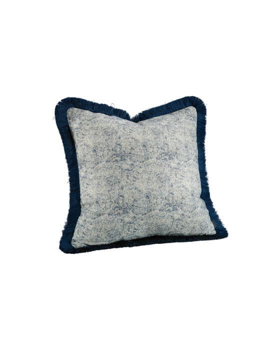 Easton tyynynpäälliset hapsureunuksella indigo