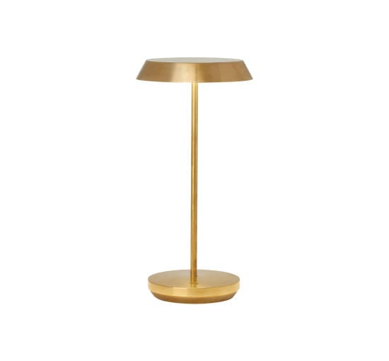 Tepa Accent Rechargeable Table Lamp Brass – Visual Comfort