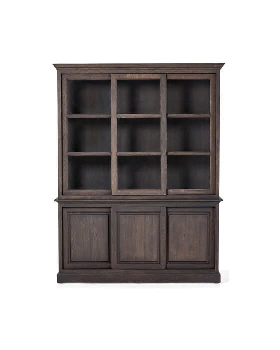 Assonet -vitriinikaappi, mountain wenge – Newport
