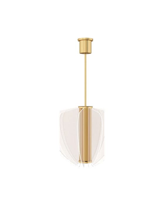 Nyra 28" Chandelier Brass