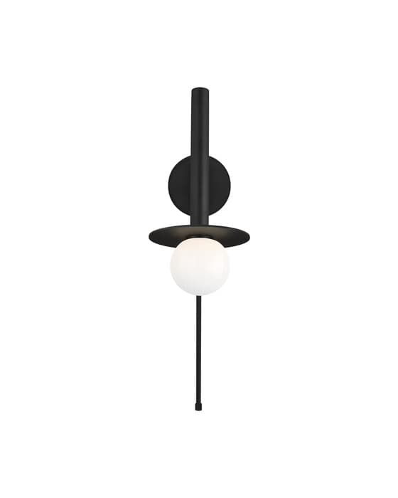 Nodes Pivot Sconce Midnight Black – Visual Comfort