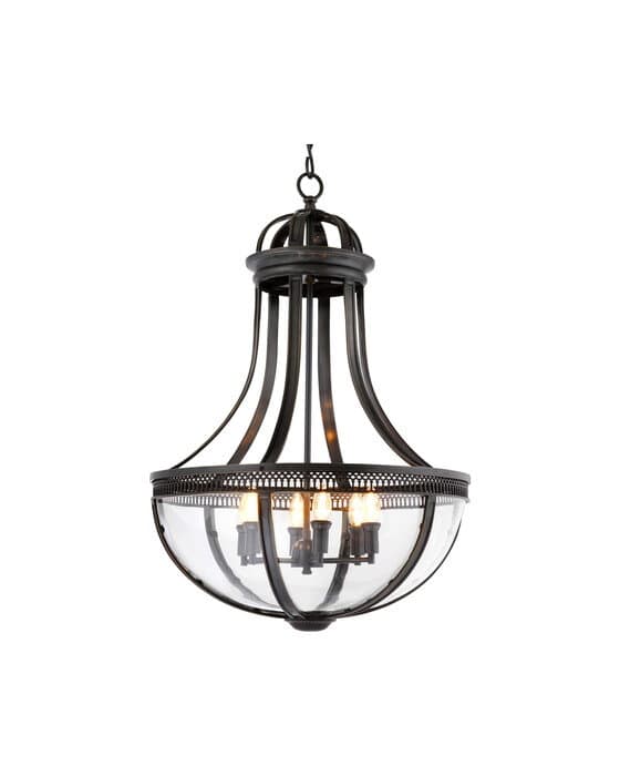 Capitol Hill Chandelier Grey L OUTLET