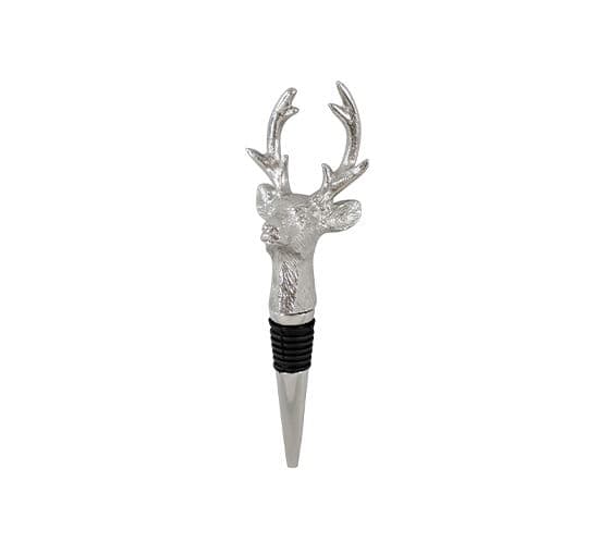 Reindeer Wine Stopper Silver – Newport