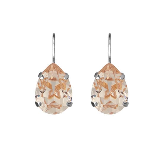 Mini Drop Clasp korvakorut silk rhodium – Caroline Svedbom