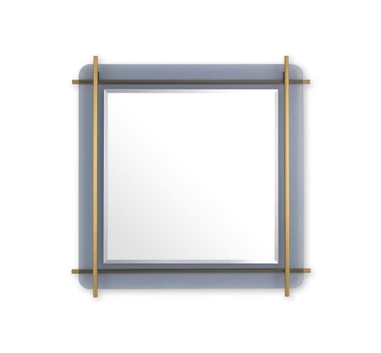 Quinn Mirror Brass