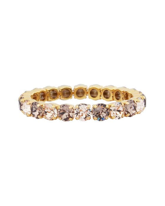 Gia Stud Bracelet greige / silk – Caroline Svedbom
