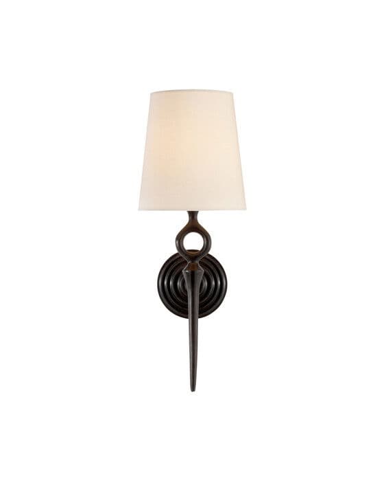 Bristol Single Sconce Black – Visual Comfort