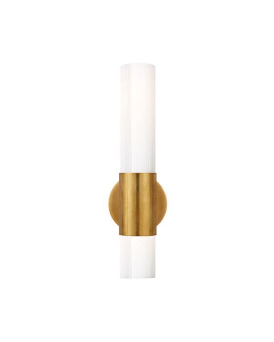 Penz Medium Cylindrical Sconce Antique Brass – Visual Comfort