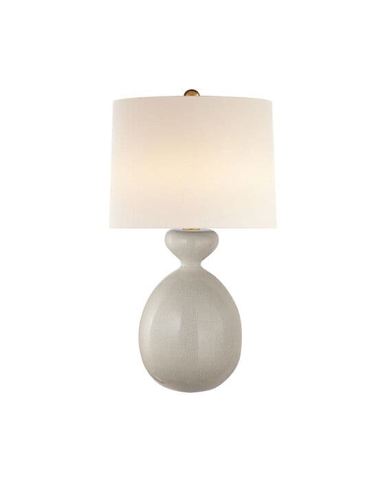Gannet Table Lamp Bone Craquelure