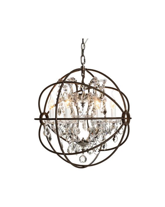 Rome antiikkinen kristallikruunu