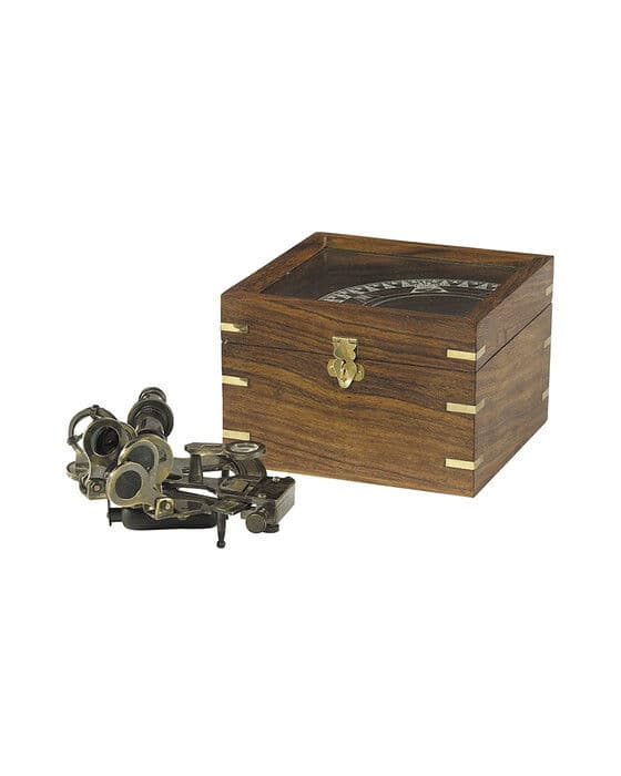 Sekstantti laatikolla pronssi – Authentic Models