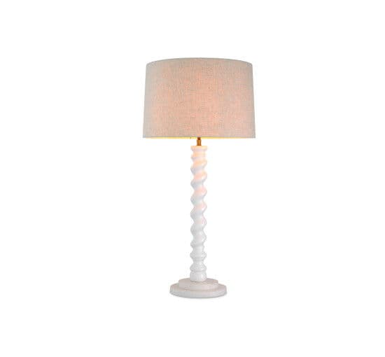 Massimo Table Lamp  Piano White