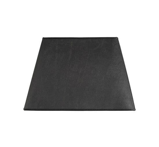 Square-lampunvarjostin, black leather – Artwood