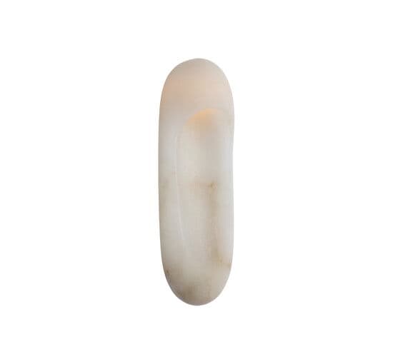 Esculpa 18" Elongated Wall Light Alabaster – Visual Comfort