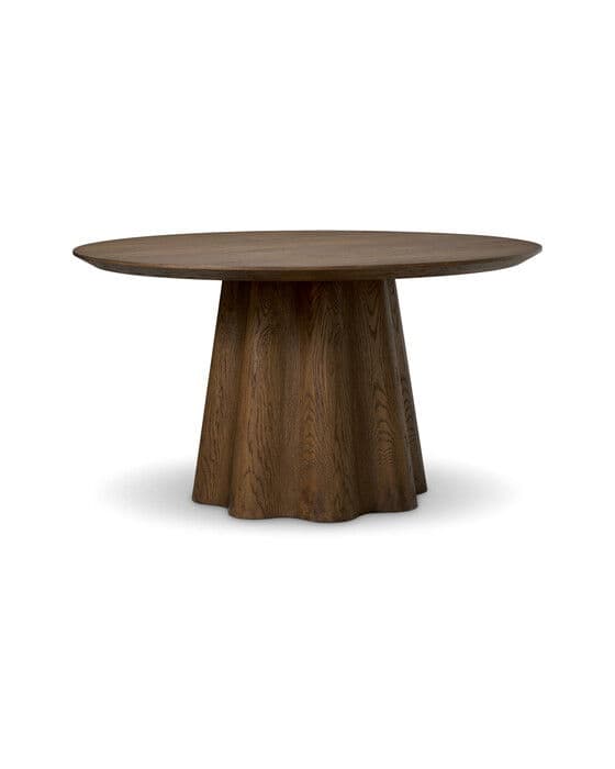 Papyrus ruokapöytä tummanruskea tammiviilu – Eichholtz