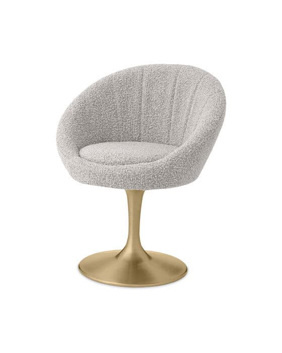 O'Neill ruokatuoli bouclé grey