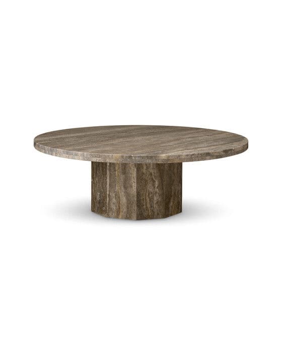 Florence sohvapöytä hopea travertiini – Eichholtz