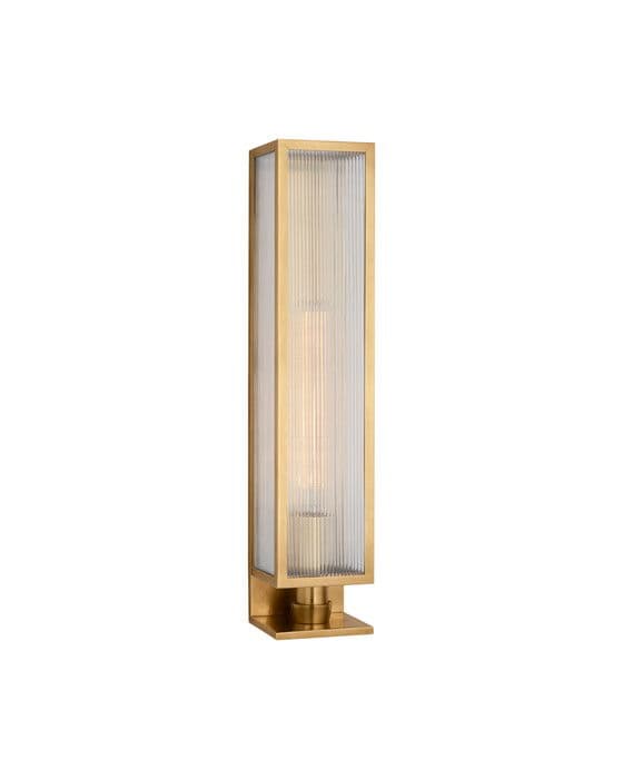 York 24" Single Box Sconce Brass – Visual Comfort