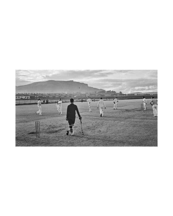 Cricketers on the Pitch – Slim Aarons