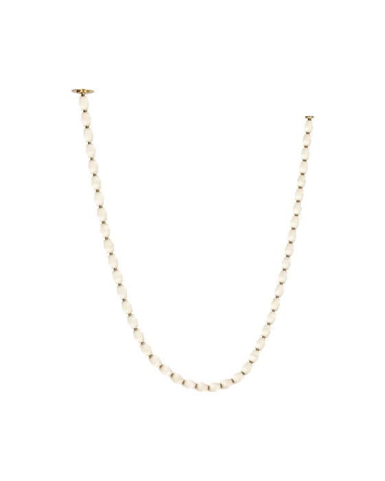 Collier Alabaster 132 Chandelier Antique Brass 3000K