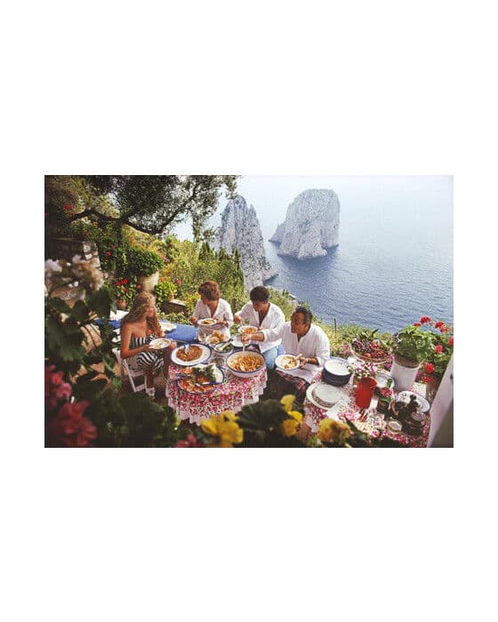 Dining Al Fresco on Capri – Slim Aarons