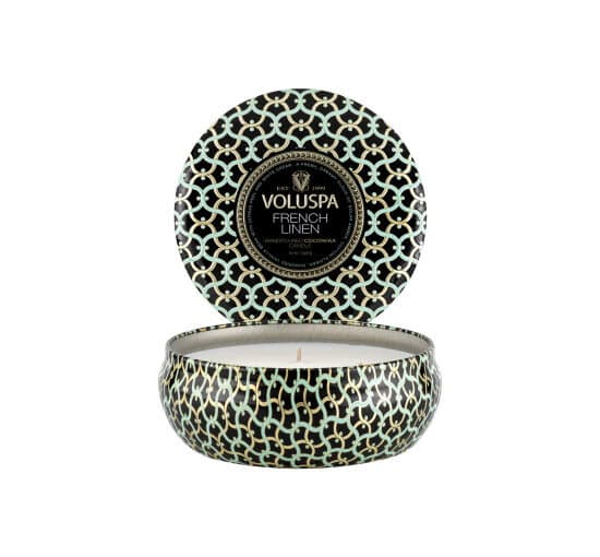 French Linen Scented Candle 3-wick