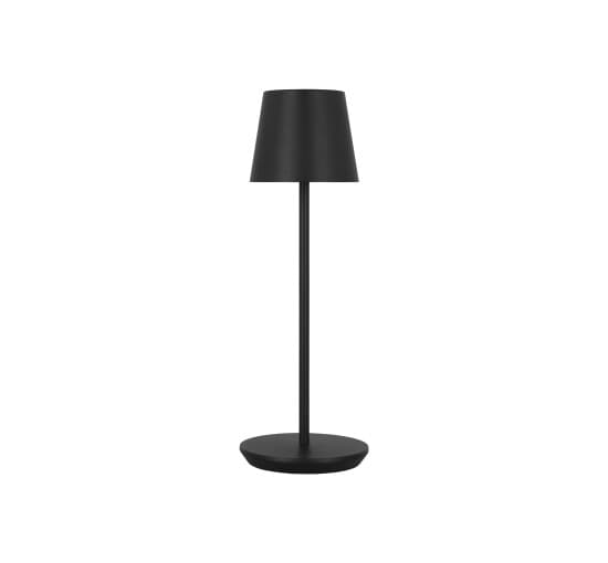 Nevis Accent Rechargeable Table Lamp Black – Visual Comfort
