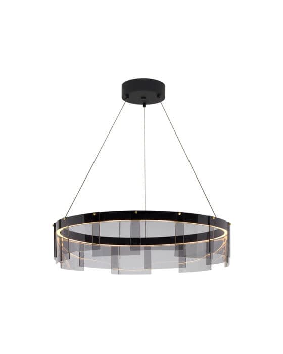 Stratos 30 Chandelier Black