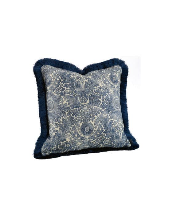 Medina tyynynpäällinen hapsut flower indigo