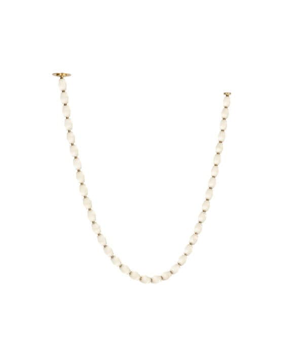 Collier Alabaster 108 Chandelier Antique Brass 3000K – Visual Comfort