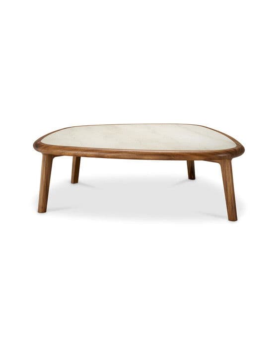 Wilma sohvapöytä mahonki marmori – Eichholtz