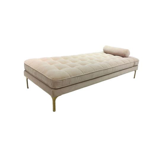 Bonham Daybed Ivory/Brass