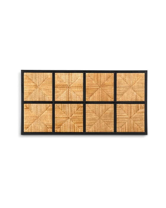 Aruba Headboard Black/Natural – Eichholtz