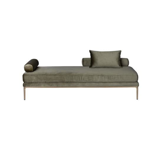 Delano Daybed Olive Brass – Ruth & Joanna