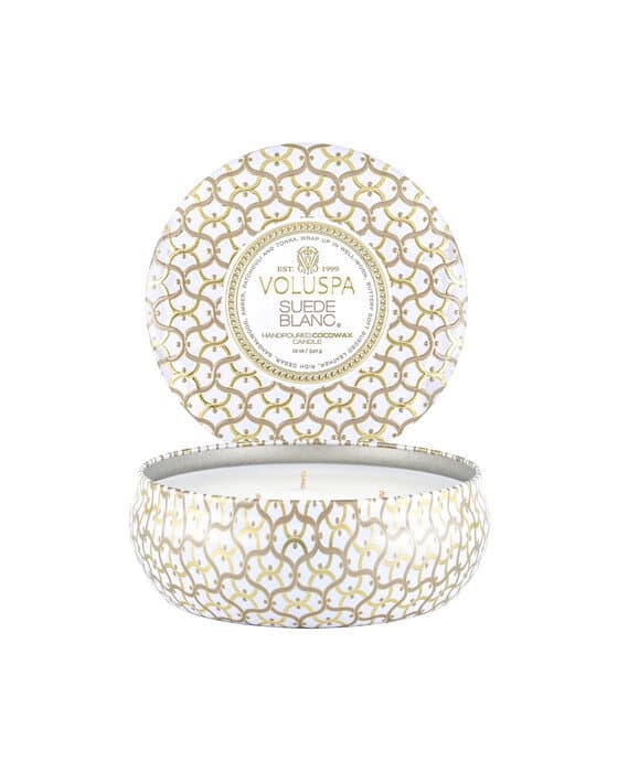 Suede Blanc Scented Candle 3-wick
