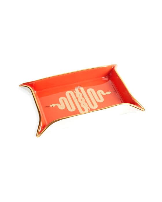 Snake Valet Tray Orange – Jonathan Adler