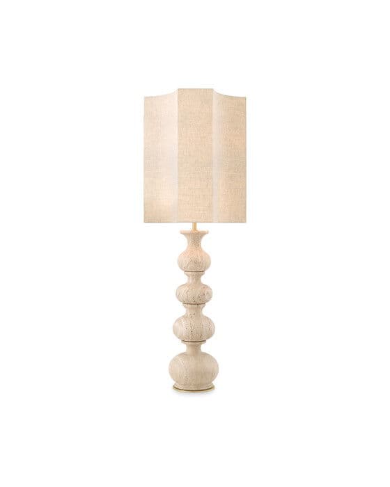 Mabel Table Lamp Travertine – Eichholtz