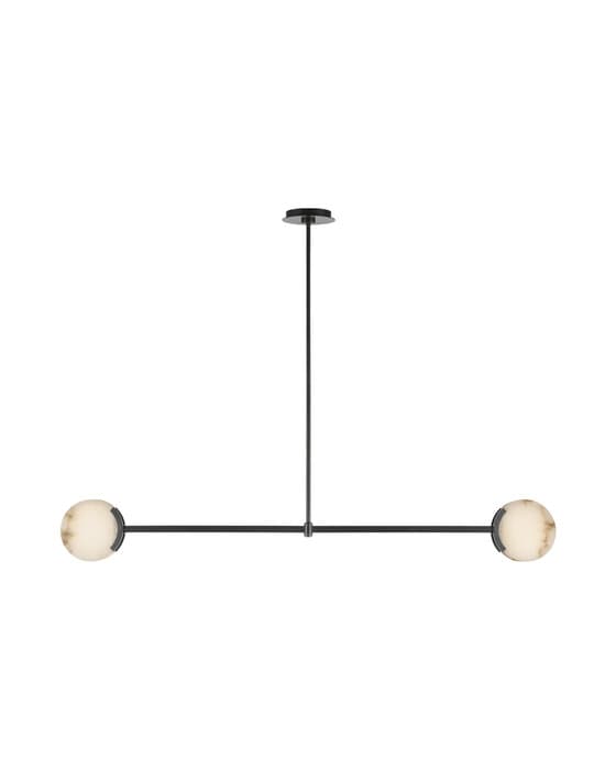 Melange 54" Linear Pendant Bronze – Visual Comfort
