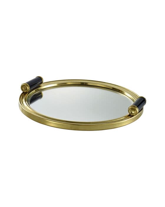 Grimoldi Tray Polished Brass – Eichholtz