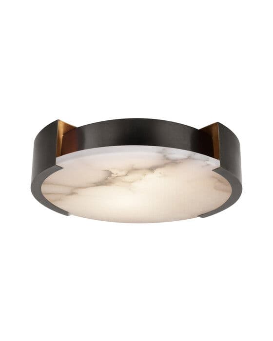 Melange X-Large Flush Mount Bronze – Visual Comfort