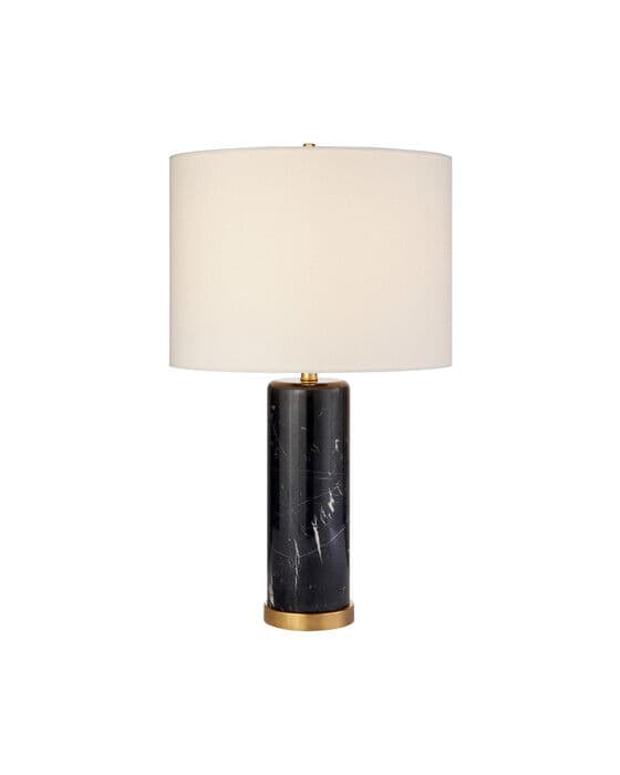 Cliff Table Lamp Black Marble – Visual Comfort