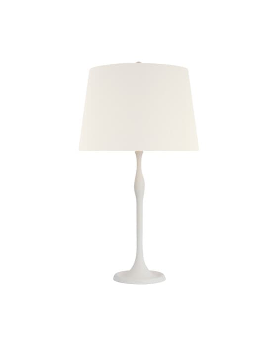 Romero Table Lamp White/Linen – Visual Comfort
