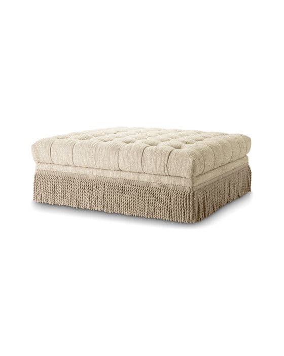 Dorantes Ottoman Bouclé Sonata Cream