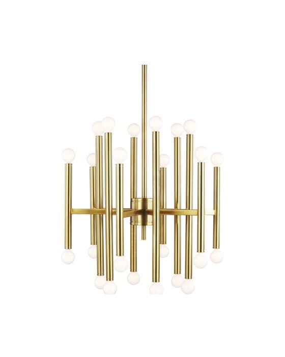 Beckham Modern Chandelier Brass M – Visual Comfort