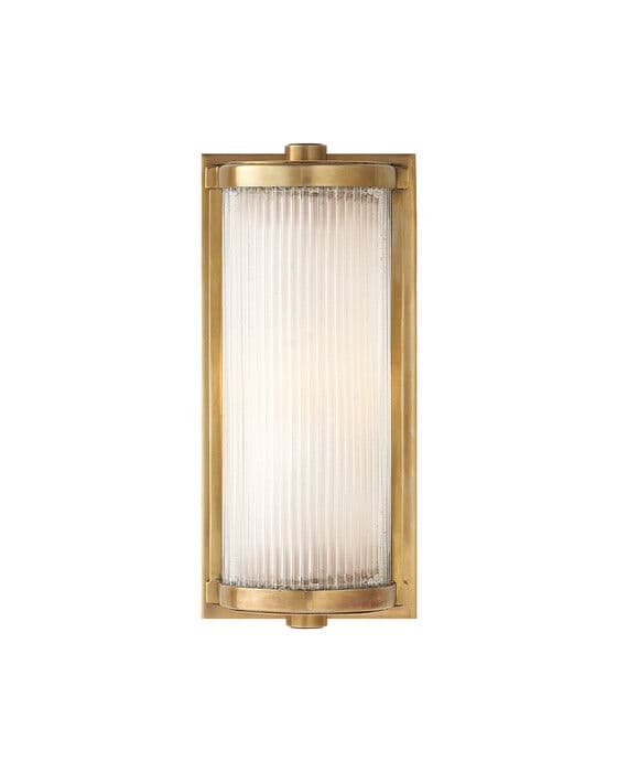 Dresser Short seinälamppu antiikkimessinki – Visual Comfort