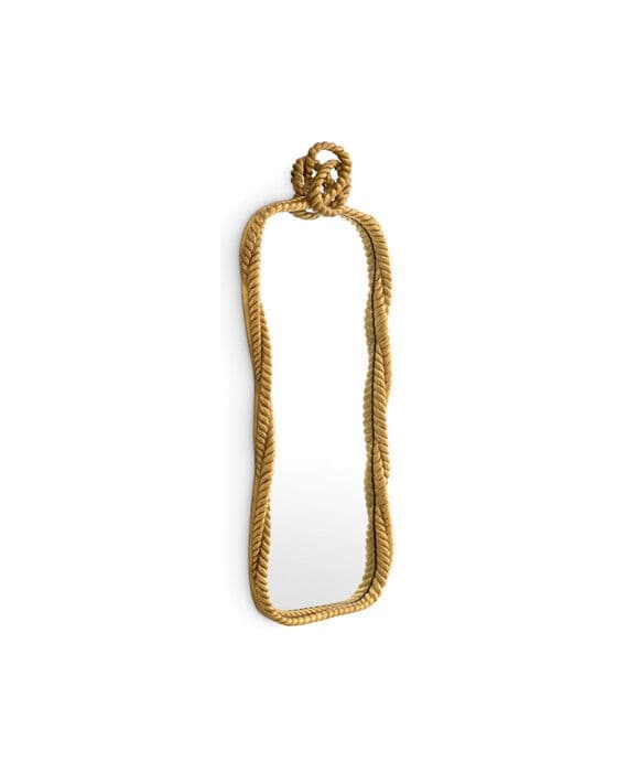 Vincenso Mirror Antique Gold L