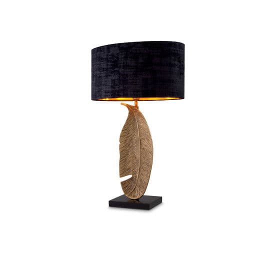 Foglia pöytävalaisin vintage brass – Eichholtz